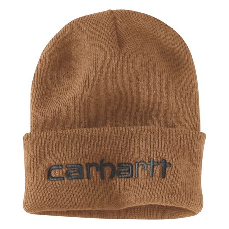 Čepice Carhartt - 104068211 KNIT INSULATED LOGO GRAPHIC CUFFED BEANIE