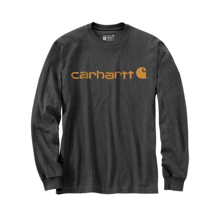 Carhartt triko -104107 EE8 Dearborn Relaxed LS Logo T-Shirt