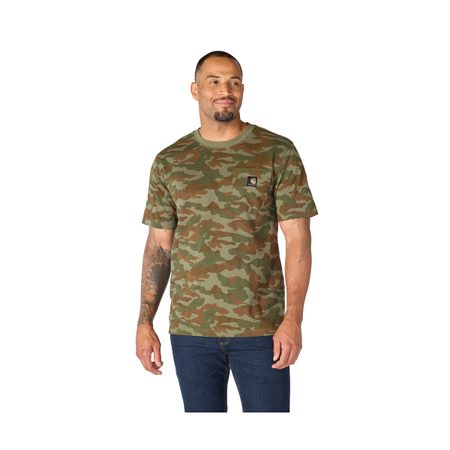 Carhartt triko -107298 GP5 Irvine Relaxed Camo T-Shirt