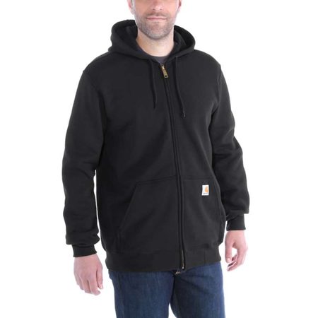 Mikina Carhartt - K122BLK  Midweight Hooded Zip-Front Swearshirt