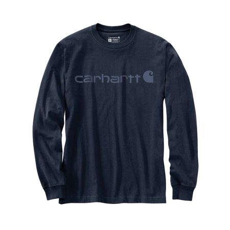 Carhartt triko -104107 I27 Dearborn Relaxed LS Logo T-Shirt