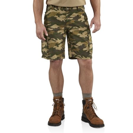 Kraťasy Carhartt - 100279294 Rugged Cargo Camo Short