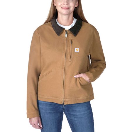 Dámská bunda Carhartt - 106208 211 Rugged Flex™ Relaxed Fit Canvas  Detroit Jacket
