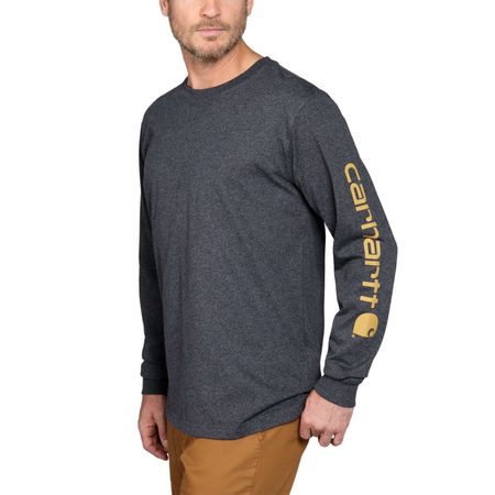 Carhartt triko - EK231CRH Long-Sleeve Graphic Logo T-Shirt