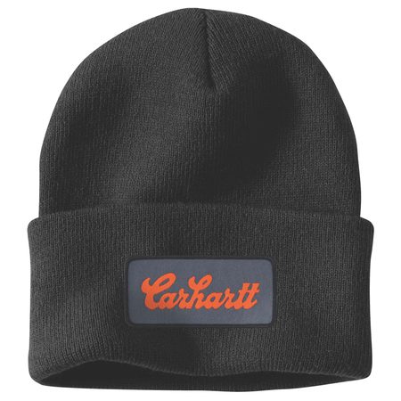 Čepice Carhartt - 107007 N04 Knit Cuffed Script Patch Beanie
