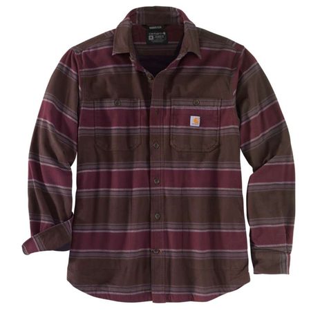 Zateplená Košile carhartt -104913 B22 Rugged Flex® Relaxed Fit Midweight FlannelI Fleece-Lined Shirt