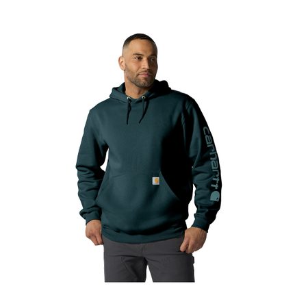 Mikina Carhartt - K288HV1 Midweight Signature Sleave Logo Hooded Swearshirt