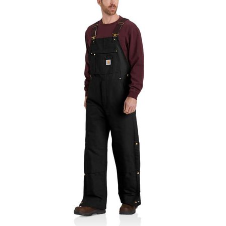 Zateplené Lacláče Carhartt - 104393001 LOOSE FIT FIRM DUCK INSULATED BIB OVERALL