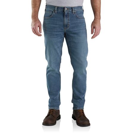 jeansy Carhartt - 104960 H42 Rugged Flex® Relaxed Fit Low Rise 5-pocket Tapered Jeans