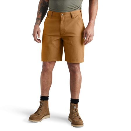 Kraťasy Carhartt - 106847 BRN Rugged Flex™ Relaxed Fit Duck Double Front Short