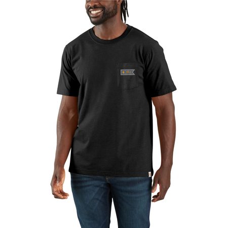 Carhartt triko -107063 Relaxed Fit Lightweight Short-Sleeve Pocket Script Graphic T-Shirt