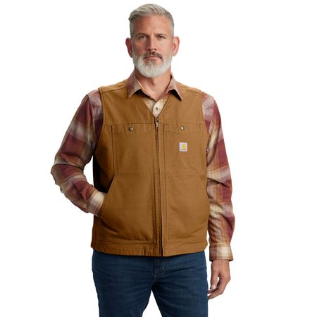 Vesta Carhartt - 106783 BRN Montana Relaxed Fit Duck Vest