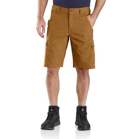 Kraťasy Carhartt -104727BRN RUGGED FLEX® RELAXED FIT RIPSTOP CARGO WORK SHORT