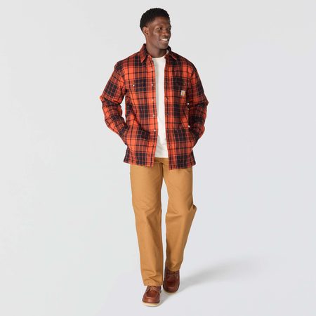 Zateplená Košile carhartt -107017 RG0 Hubbard Plaid Shirt Jac