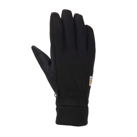 Carhartt rukavice dámsé - WA622 BLK Wind Fighter™ Thermal-Lined Fleece Touch-Sensitive Knit Cuff Glove