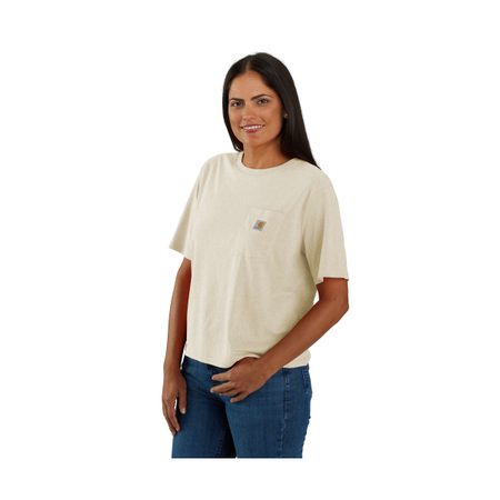 dámské Carhartt triko -106122 A22 Loose Fit Lightweight Short-Sleeve Crewneck T-Shirt