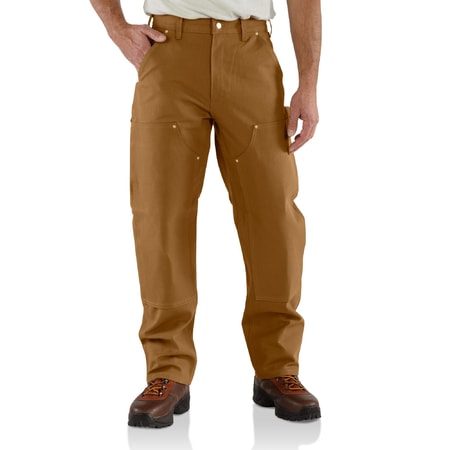 B01 Duck Double Front Logger Pant carhartt brown