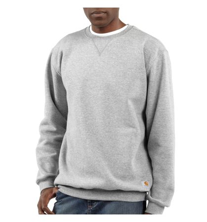 Mikina Carhartt - K124HGY Midweight Crewneck Sweatshirt