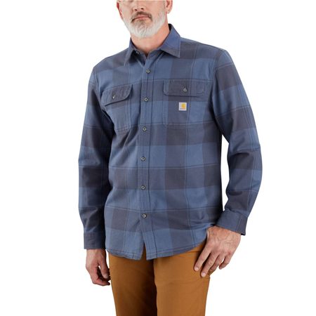Košile carhartt - 106356 I26 Loose Fit Heavyweight Flannel Long-Sleeve Plaid Shirt