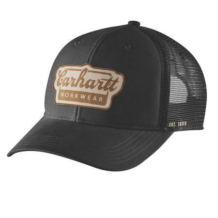 Carhartt kšiltovka -106738 N04 Rugged Flex™ Twill Mesh-Back Script Patch Cap