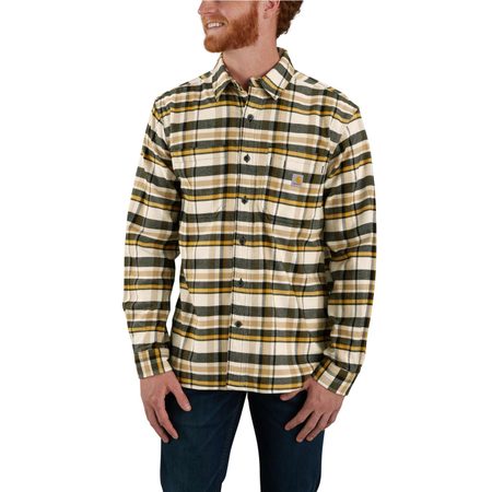 Košile carhartt - 106352 W03 Rugged Flex™ Relaxed Fit Midweight Flannel Long-Sleeve Plaid Shirt