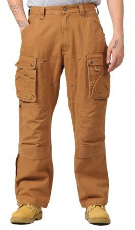 Kalhoty Carhartt - EB219BRN Double Front Work Pant - Carhartt - Pracovní  kalhoty - Pánské oblečení