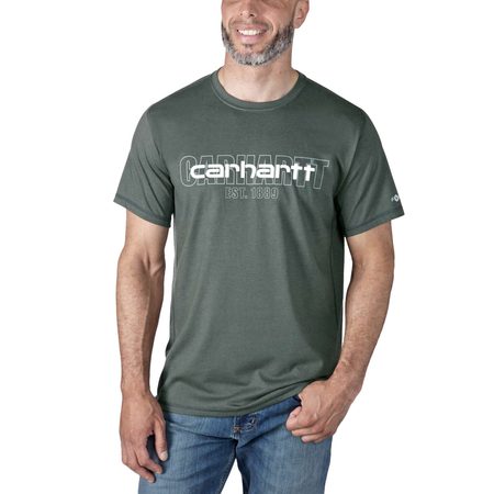 Carhartt triko - 106653 CRH Carhartt Force™ Relaxed Fit Midweight Short-Sleeve Logo Graphic T-Shirt