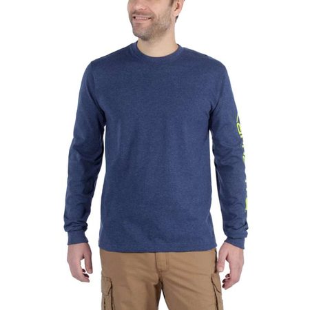 Carhartt triko - EK231413 Long-Sleeve Graphic Logo T-Shirt