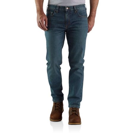 jeansy Carhartt - 104960 H47 Rugged Flex® Relaxed Fit Low Rise 5-pocket Tapered Jeans