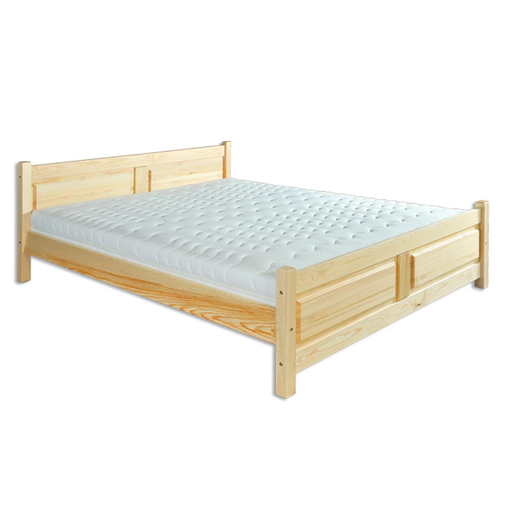 Levně Drewmax Drewmax Borovicová postel LK115 160 x 200 cm