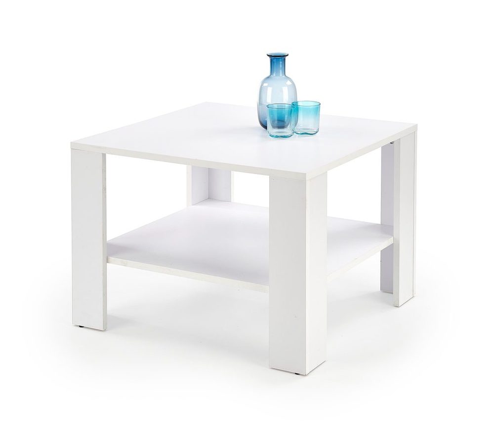 Levně Halmar Halmar Konferenční stolek Kwadro, čtvercový, bílý