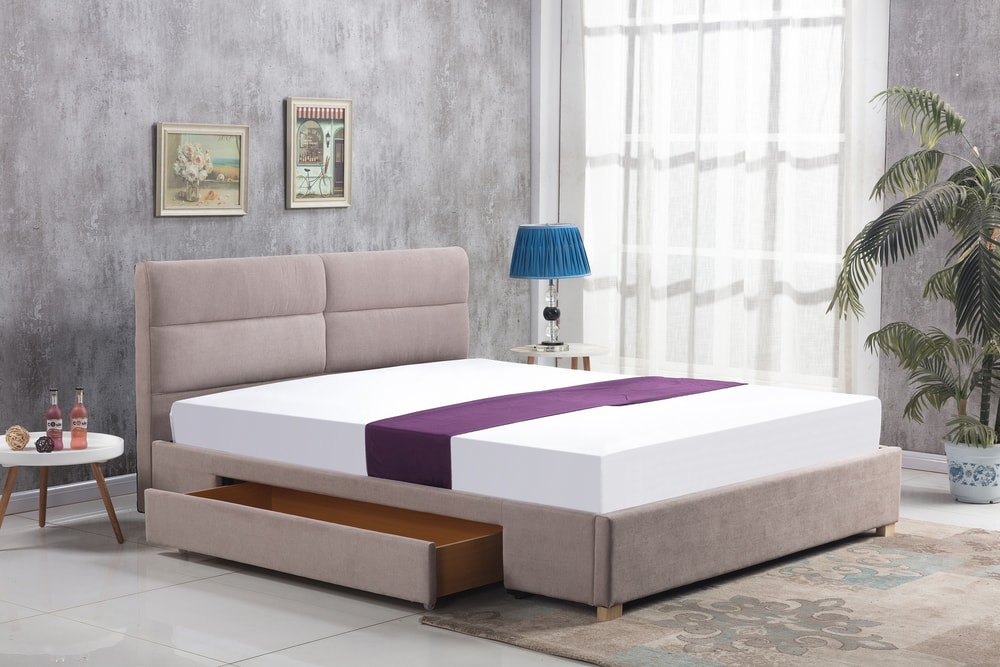 Halmar MERDIA bed, color: beige