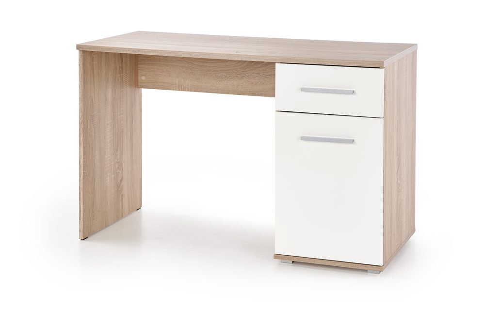 Halmar LIMA B-1 desk, color: white / sonoma oak