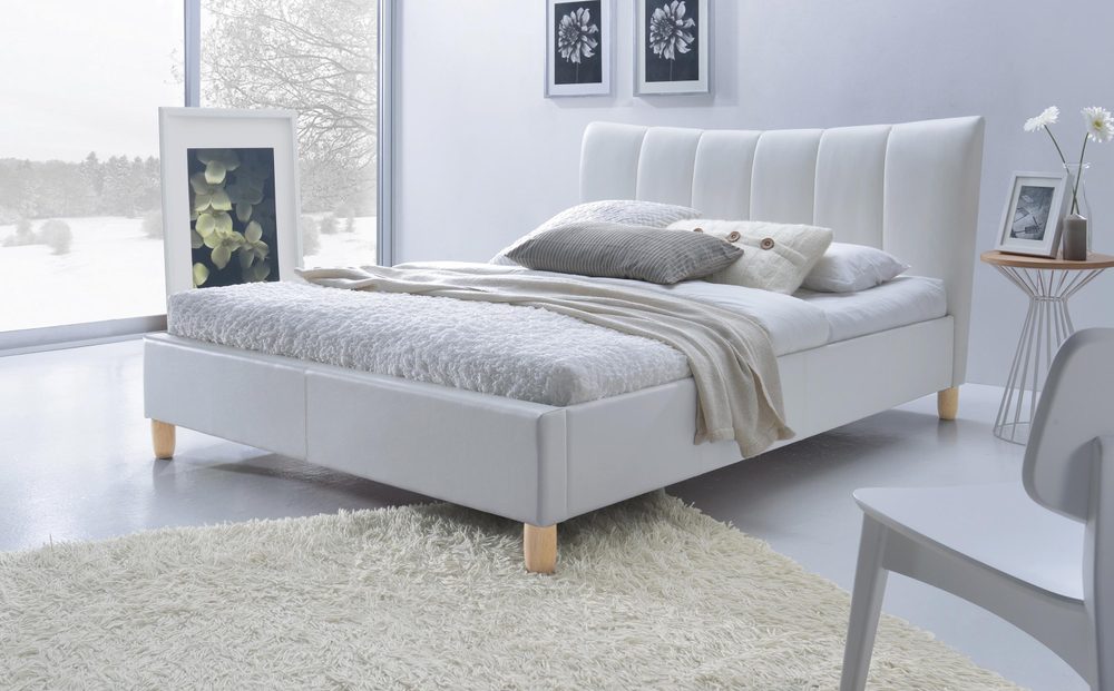Halmar SANDY bed, color: white
