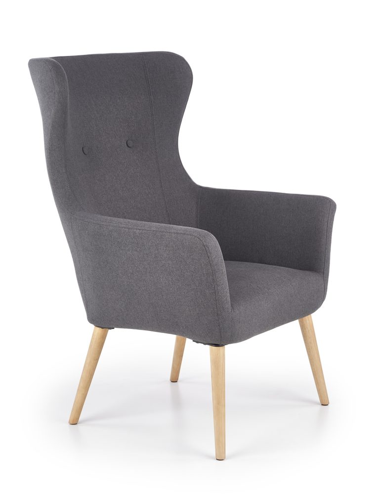 Halmar COTTO leisure chair, color: dark grey