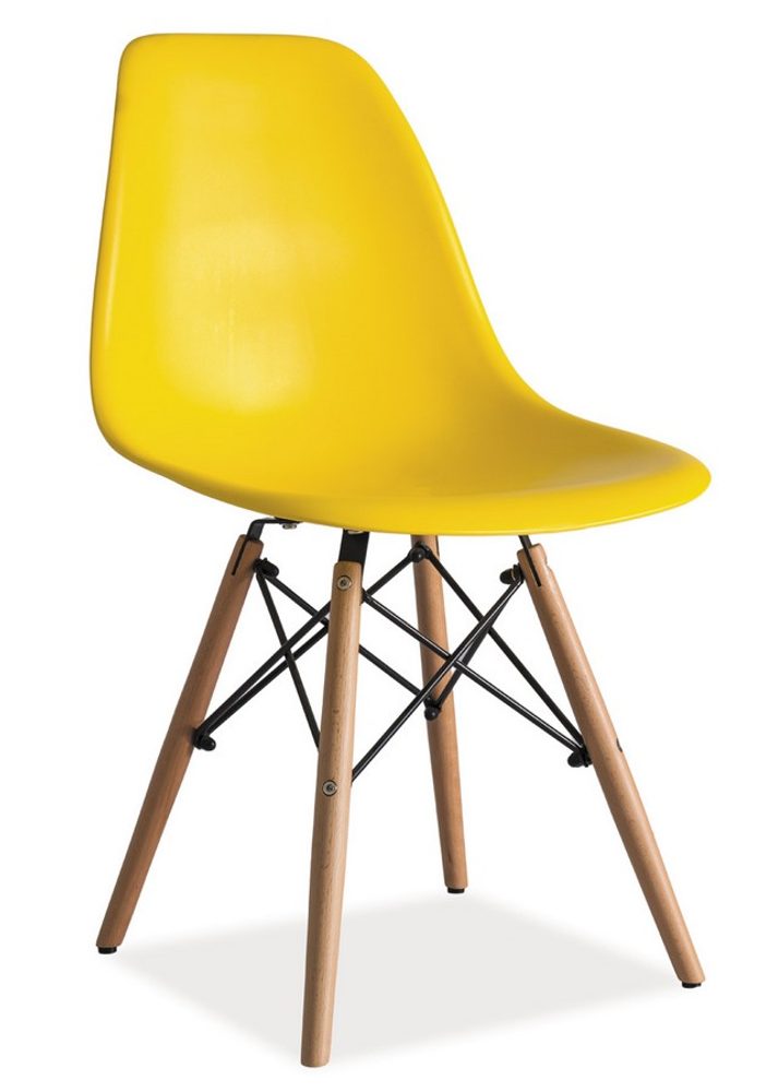 Casarredo Jídelní židle ENZO žlutá
