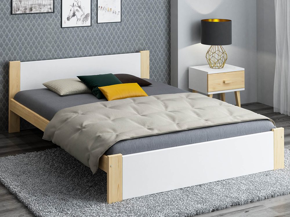 Magnat Magnat Dřevěná postel LOLA 140 x 200 cm