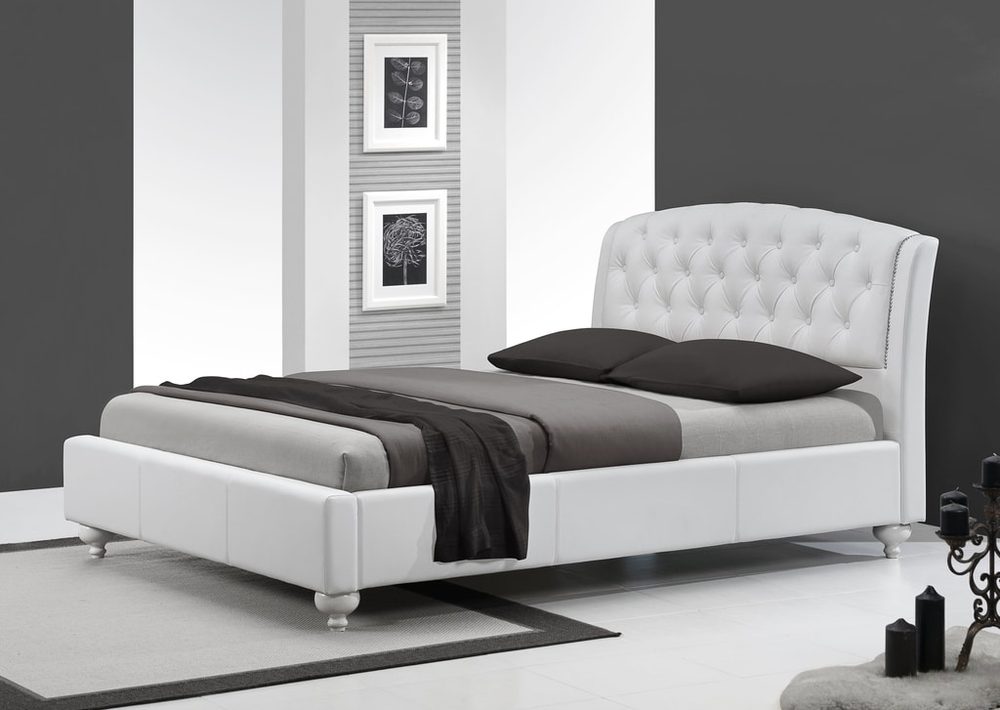Halmar SOFIA bed color: white