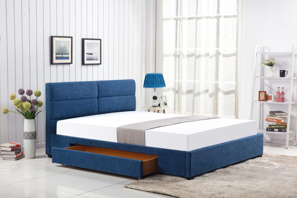 Halmar MERIDA bed, color: blue