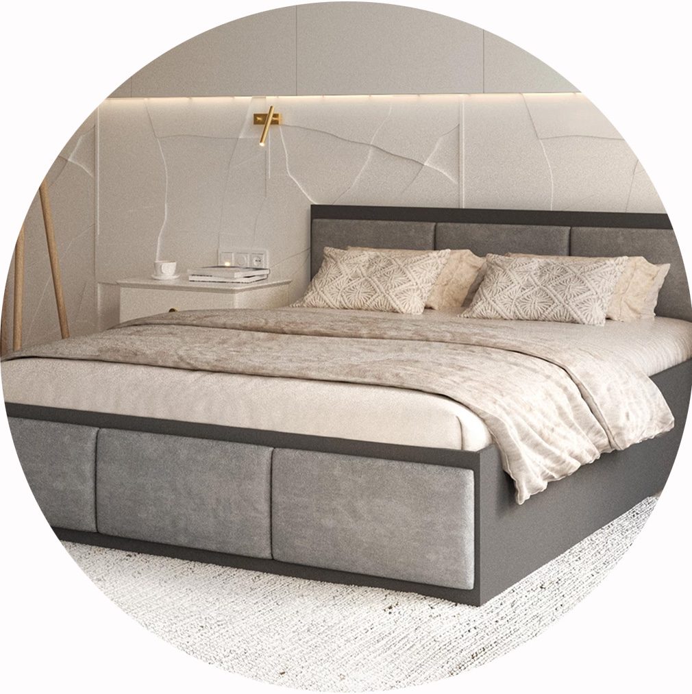 Postel Panama Soft 120x200 s výklopným roštem a úložným prostorem