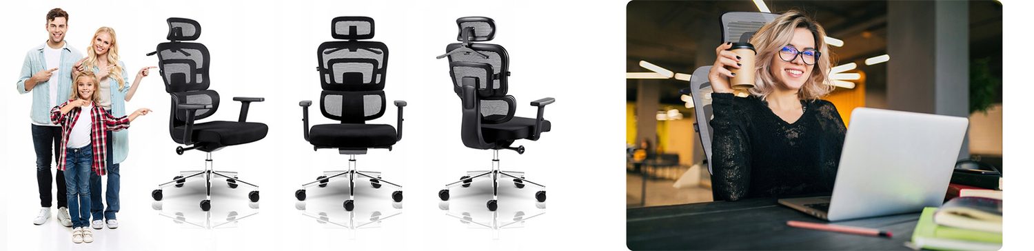 Ergonomická kancelářská židle Nicea – detaily provedení