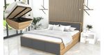 Postel Panama Soft 140 x 200 cm s výklopným roštem a úložným prostorem