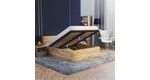 Postel Panama 180 x 200 cm s výklopným roštem a úložným prostorem
