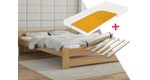 Postel NIKA 160 x 200 cm + sendvičová matrace + rošt