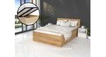 Postel Panama 180 x 200 cm s výklopným roštem a úložným prostorem