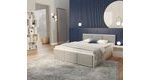 Postel Panama Soft 120 x 200 cm s výklopným roštem a úložným prostorem