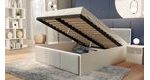 Postel Panama Soft 120 x 200 cm s výklopným roštem a úložným prostorem