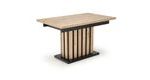 Rozkládací jídelní stůl Lamello 130-180 cm, dub artisan/černý