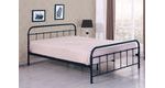 Kovová postel Lina 120 x 200 cm, černá + rošt zdarma!