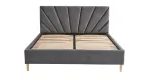 Čalouněná postel Sandy 3 160 x 200 cm s matrací a roštem